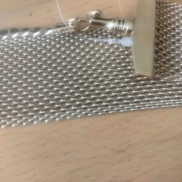 St John mesh chain belt gold tone metal vintage - Picture 5 of 6